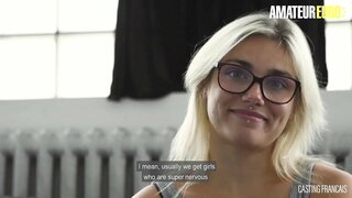 AMATØR EURO - Amatør PAWG Blonde Gaby Hardcore Knullet I Første Audition Porno