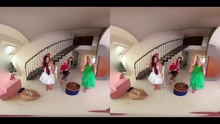 Knulle Tre Hot Babes i Fri Hele Julen Opplevelse!