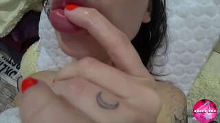 Seksikas Kõrge Klassi Fingering, Kuni Vanemad Vt - Sensuaalne Soolo