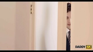 DADDY4K. Страхотен секс-сцена на стария отец и красиви булки от